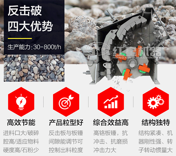 反擊式小型礦石破石機優(yōu)勢圖