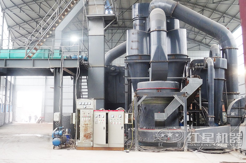 室內環(huán)保超細磨粉機現場