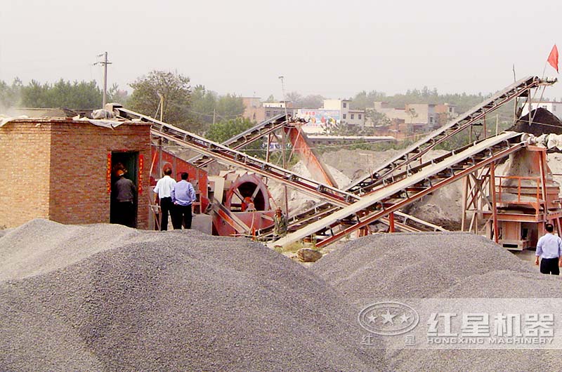 上海時(shí)產(chǎn)30噸鵝卵石制砂生產(chǎn)線